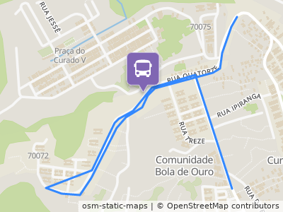 Mapa da parada