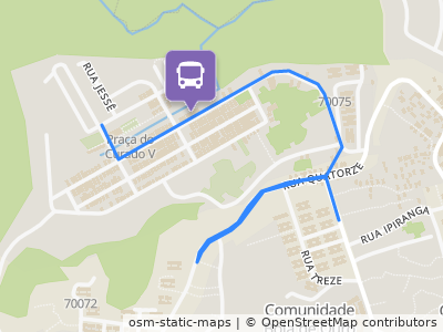 Mapa da parada