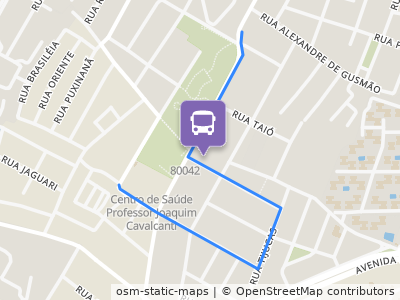 Mapa da parada
