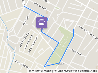 Mapa da parada