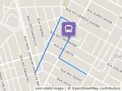 Mapa da parada