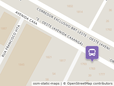 Mapa da parada