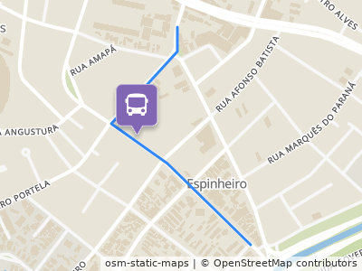 Mapa da parada