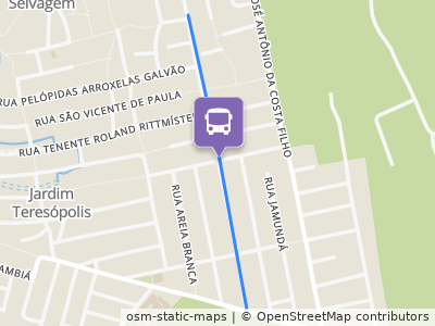 Mapa da parada