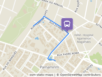 Mapa da parada