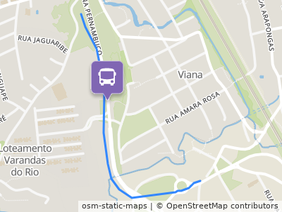 Mapa da parada
