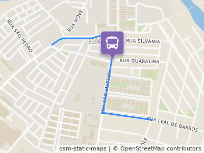Mapa da parada