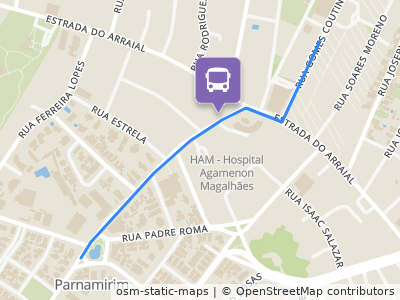 Mapa da parada