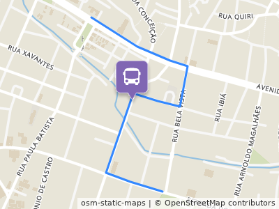 Mapa da parada