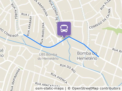 Mapa da parada