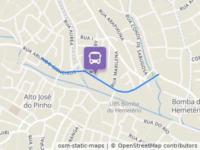 Mapa da parada