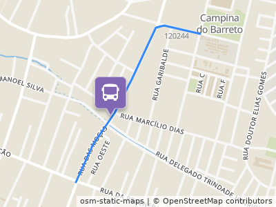 Mapa da parada