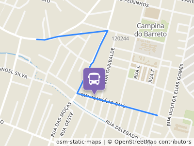 Mapa da parada