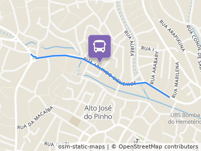 Mapa da parada