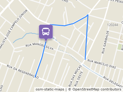 Mapa da parada