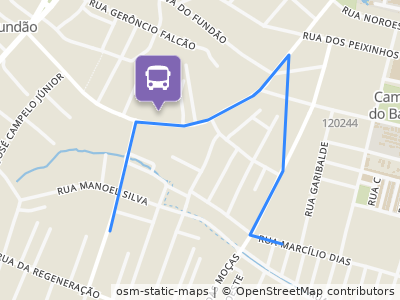 Mapa da parada