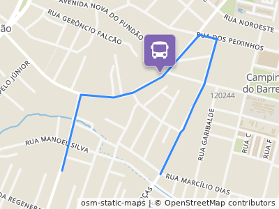 Mapa da parada