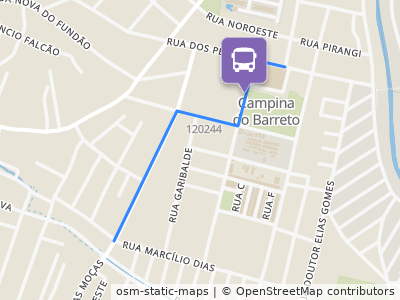 Mapa da parada