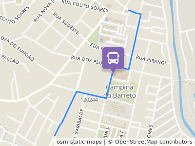 Mapa da parada