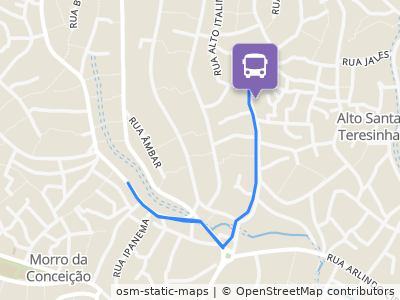 Mapa da parada