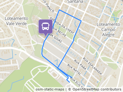 Mapa da parada