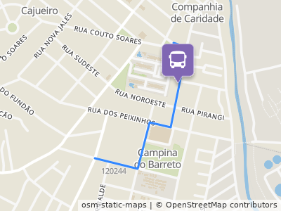 Mapa da parada