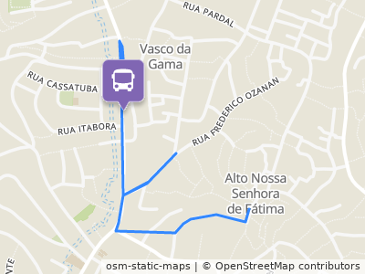 Mapa da parada