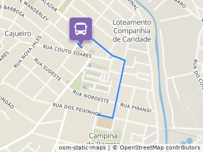 Mapa da parada