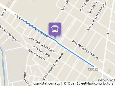 Mapa da parada