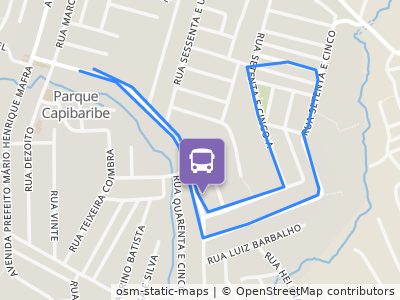 Mapa da parada