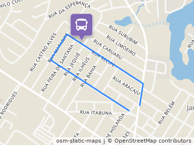 Mapa da parada