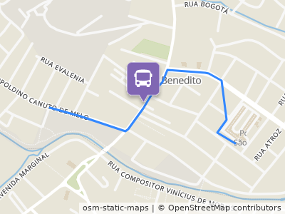 Mapa da parada