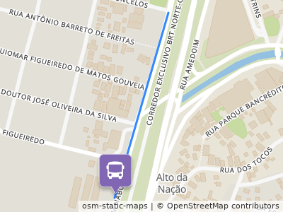 Mapa da parada