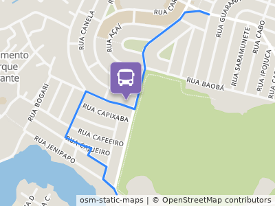 Mapa da parada