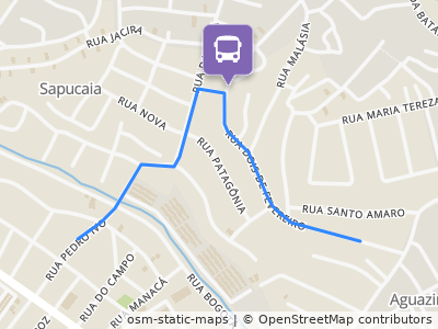 Mapa da parada