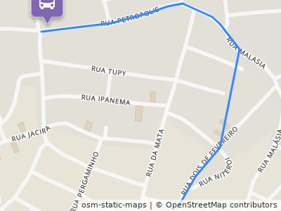 Mapa da parada
