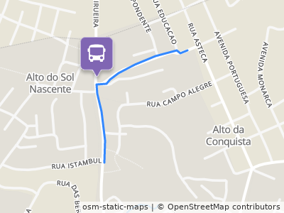Mapa da parada