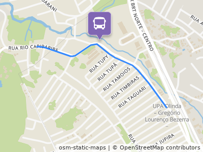 Mapa da parada