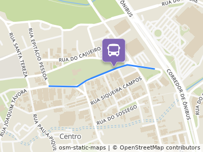 Mapa da parada