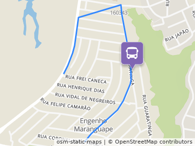 Mapa da parada