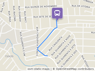 Mapa da parada