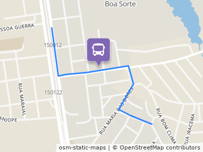 Mapa da parada