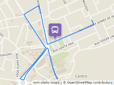 Mapa da parada
