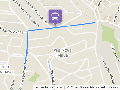 Mapa da parada