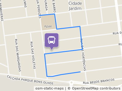 Mapa da parada