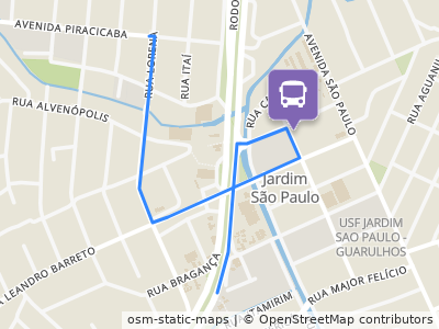 Mapa da parada