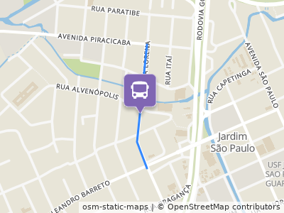 Mapa da parada