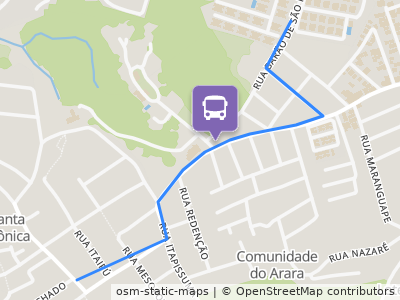 Mapa da parada