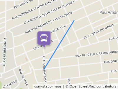 Mapa da parada