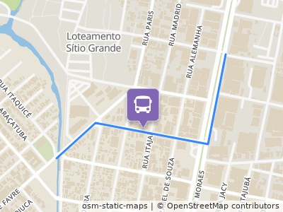 Mapa da parada